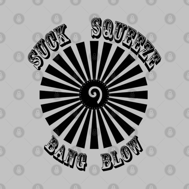 Suck Squeeze Bang Blow - Jet Engine by ToochArt