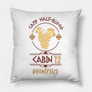 Cabin #12 in Camp Half Blood, Child of Dionysus – Percy Jackson inspired design Pillow