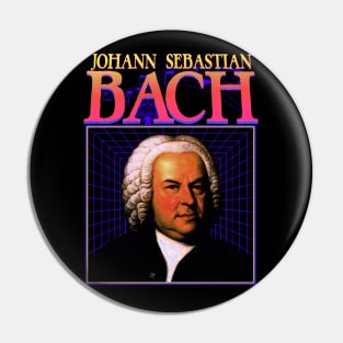 BACH 80's Band Design Pin