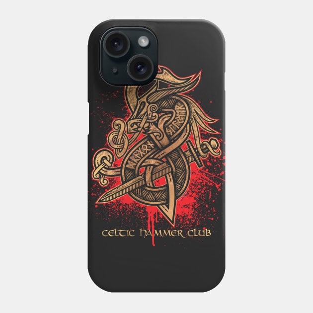 Dragon Slayer (Gold) Phone Case by celtichammerclub
