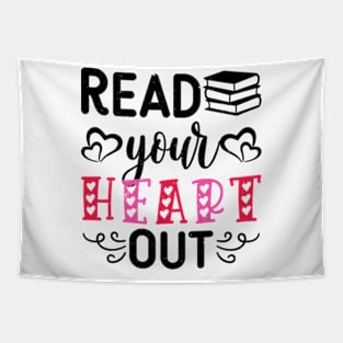 Read Your Heart Out - Funny Book Lovers Tapestry