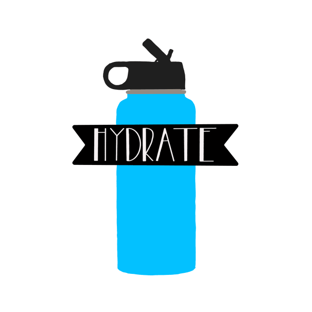 Hydrate Water Bottle by maddie55meadows