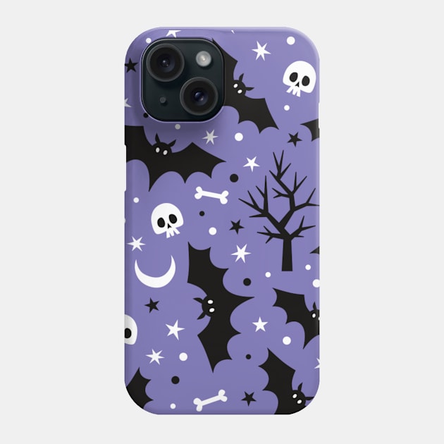 bats and skull Phone Case by hatem