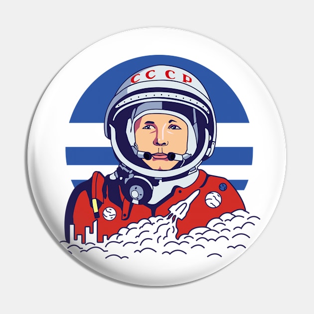 First man in space gagarin Pin by JaLand