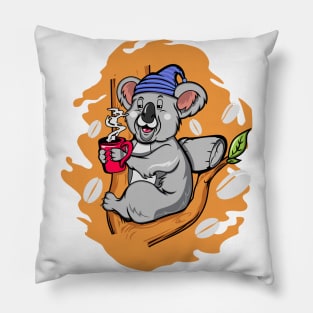 KOALA BEAR COFFEE TIME Pillow