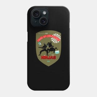 Rock On You Crazy Ninjas(Grey) By Abby Anime(c) Phone Case