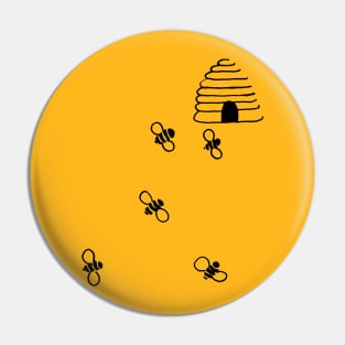 Beehive Pin