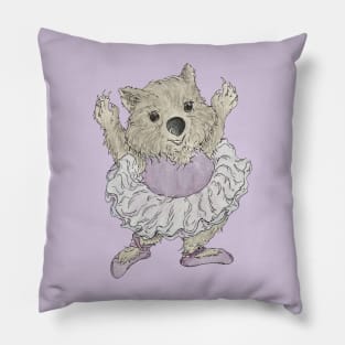 Dancing Wombat Pillow