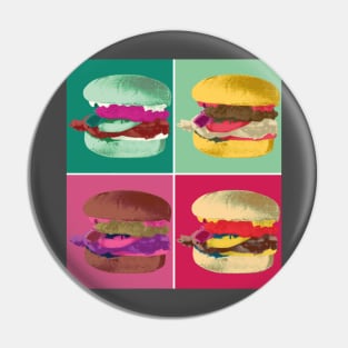 Pop Art Burger #1 Pin