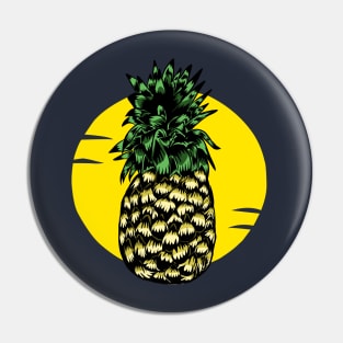 Pineapple yellow Pin