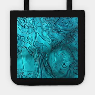 Teal Textures Tote