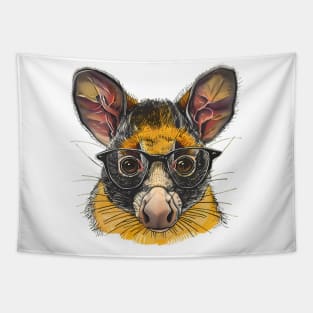 Brainy Marsupial: Scholarly & Spunky Tapestry