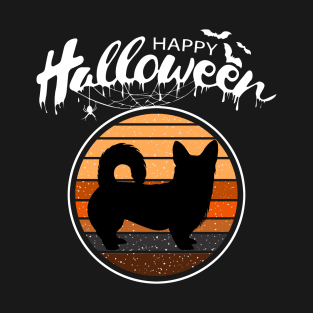 Funny Happy Halloween Beautiful Corgi Men Women Kids Gift T-Shirt