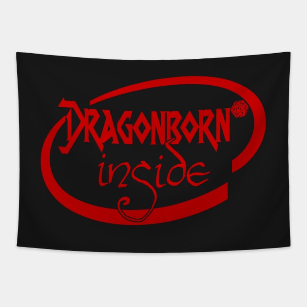 Dragonborn Inside Tapestry by SimonBreeze