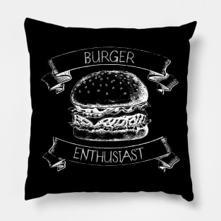 BURGER ENTHUSIAST - Burger design Pillow