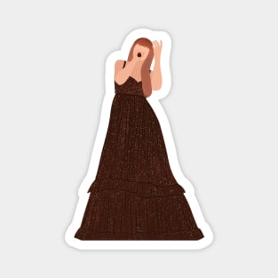 eras tour evermore gown outfit Magnet