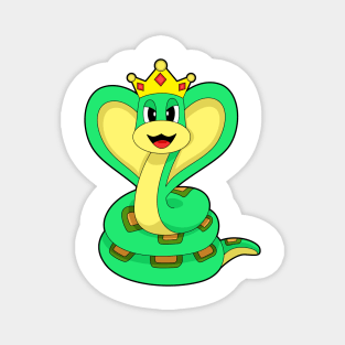 Snake King Crown Magnet