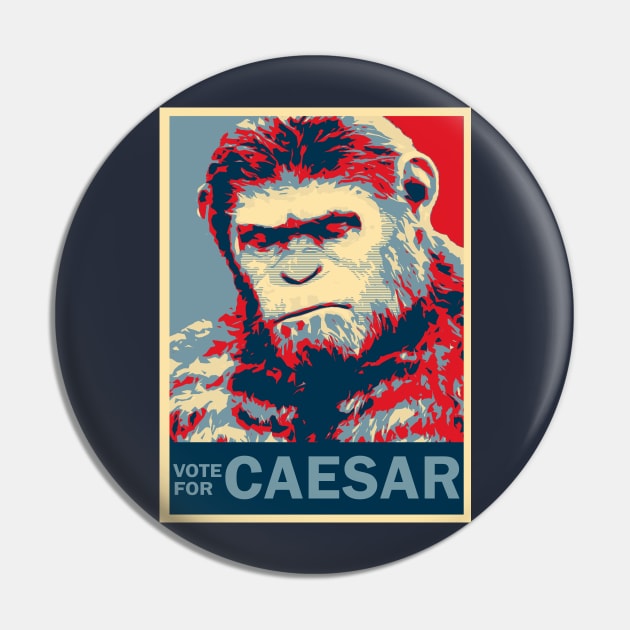 VOTE FOR CAESAR Pin by GalaxyTees