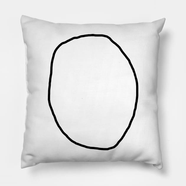 Minimal Candy Easter Egg Pillow by ellenhenryart