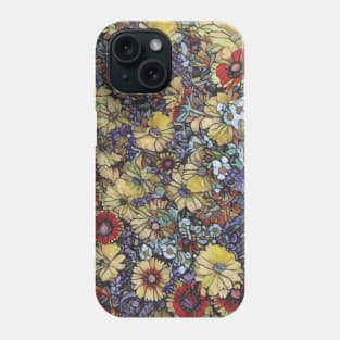 Impressionist Wildflowers Phone Case