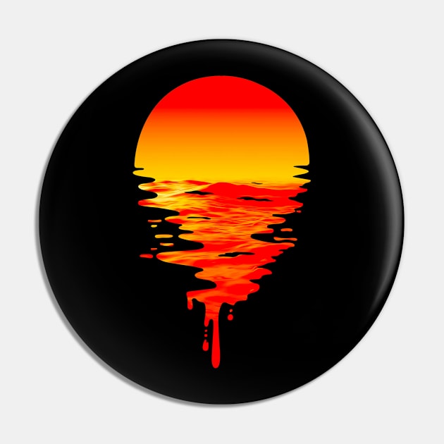 Sunset Bleed Pin by Maluco