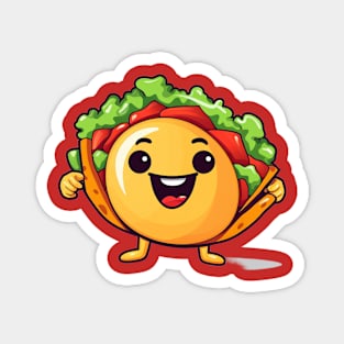 kawaii Taco T-Shirt cute potatofood funny Magnet