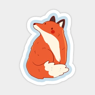 Cute fox illustration Magnet