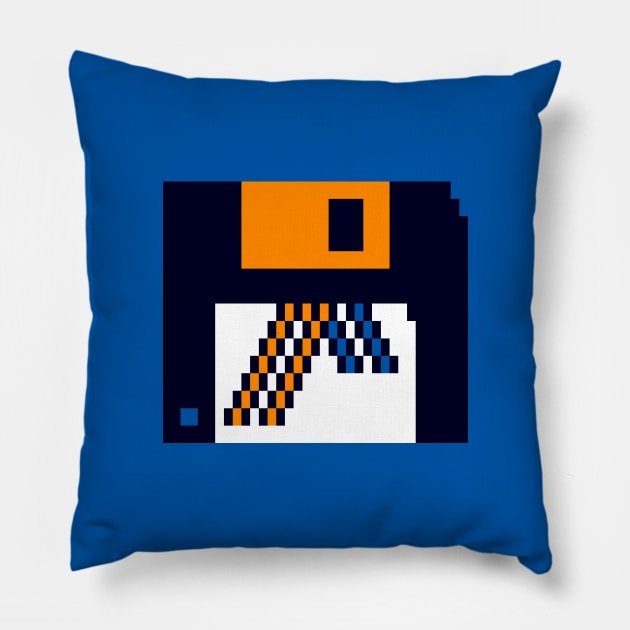 Amiga Workbench Disk Pillow by black_star