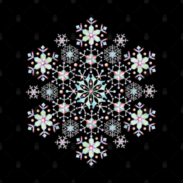 Mandala Snowflake by PatriciaSheaArt