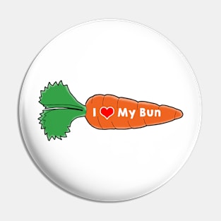 I Love My Bun Pin
