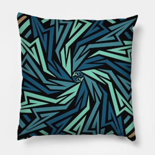 Abstract Sporty Pattern Pillow