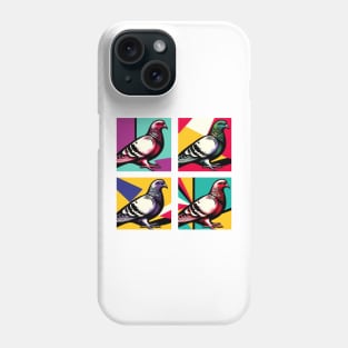 Pop Columbidae Art - Cool Birds Phone Case