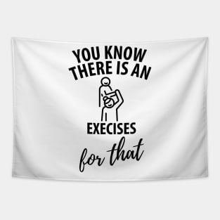 physiotherapist physical therapy gift saying funny Tapestry