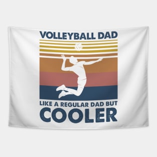 Volleyball Dad Vintage Gift Father's Da Tapestry