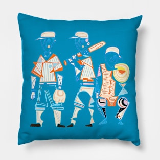 Old Timey Baseball Players Pillow