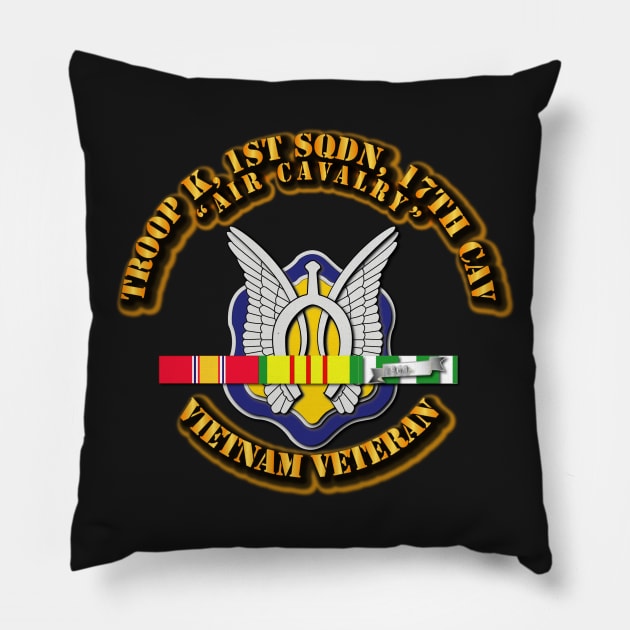 Troop K, 17th Cavalry w SVC Pillow by twix123844