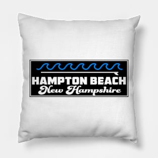 Hampton Beach New Hampshire Surf Surfing Pillow