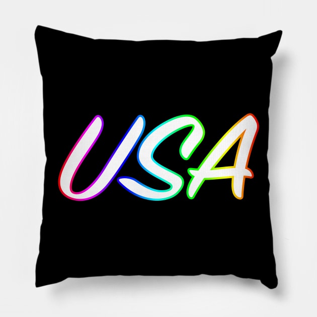 USA Pillow by lenn