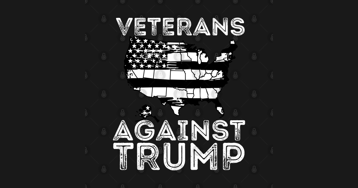 T-shirt "Vétérans Against Trump" – Neuf Avec étiquettes, Gildan 5000, Plusieurs Tailles Et Couleurs Dispo