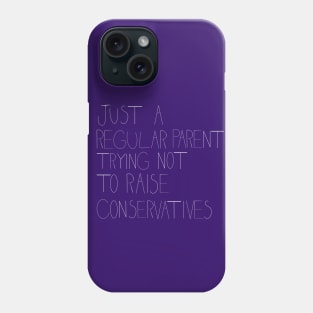 Regular Parent (White Text) Phone Case