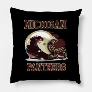 usfl panthers retro Pillow