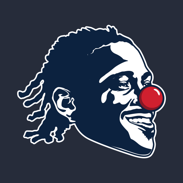 Antonio Brown Patriots Clown Design by stayfrostybro