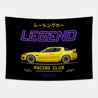 Tuner Yellow RX8 JDM Tapestry