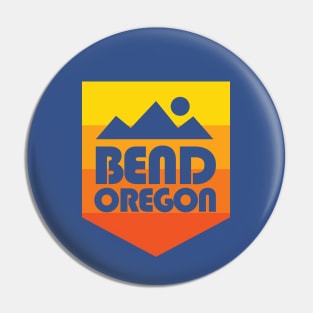 Bend Oregon Mountains Pin