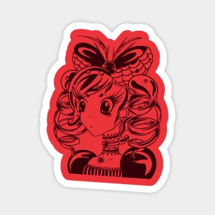 Spider Lolita Girl Magnet