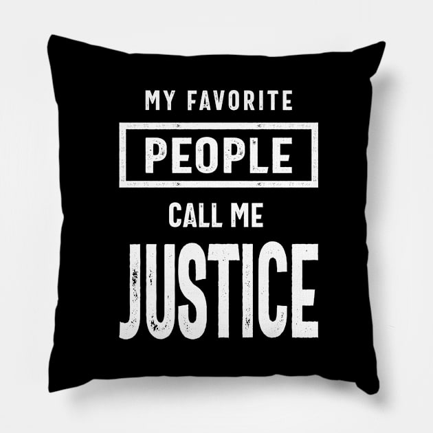 Justice Personalized Name Birthday Gift Pillow by cidolopez