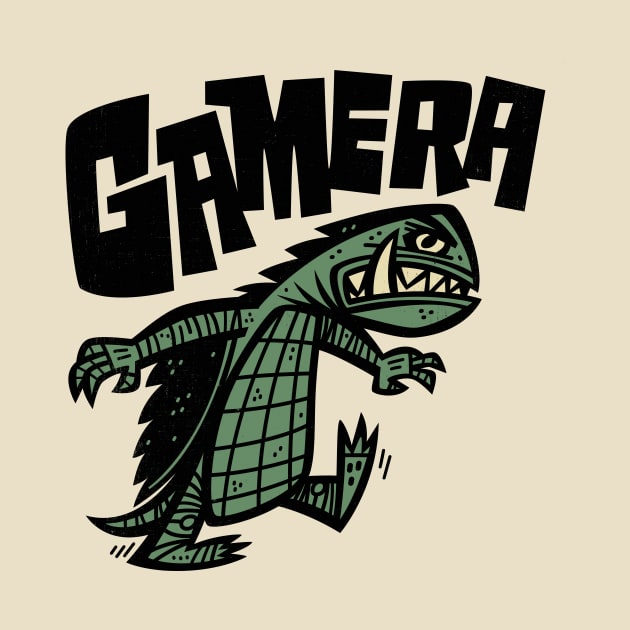 Gamera by Jon Kelly Green Shop