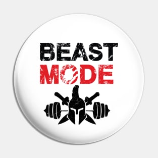 Beast mode training Pin