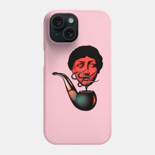 smoke face tattoo Phone Case