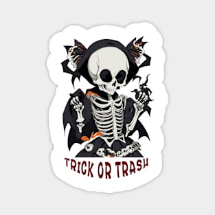 Trick or Trash Magnet